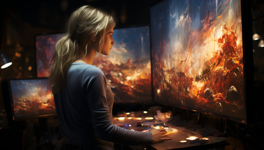 La rivoluzione della pittura digitale sul grande schermo